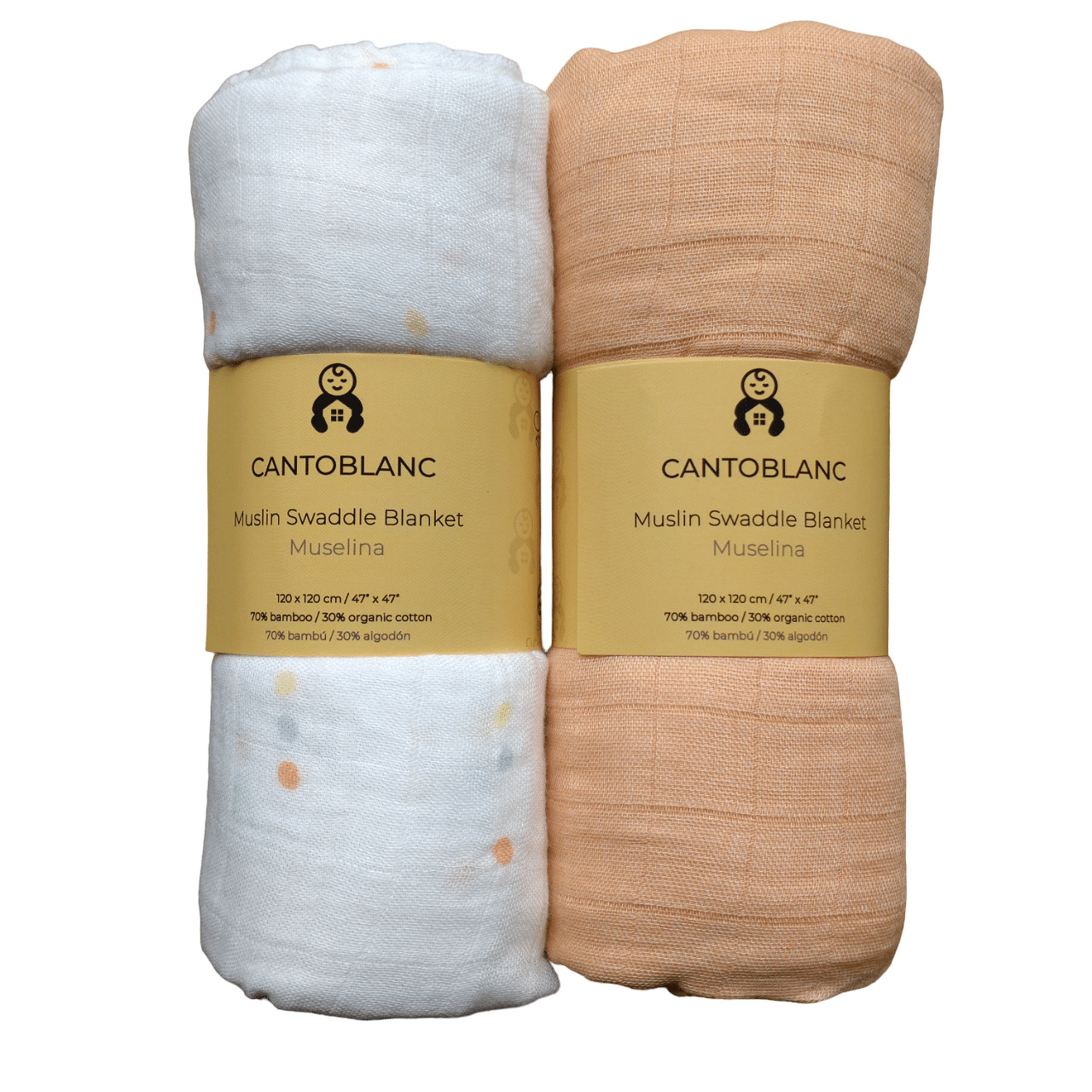 Muselinas bambu pack 2